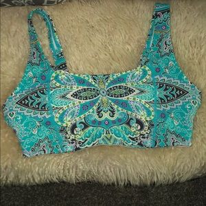 Athleta sports bra style bikini top